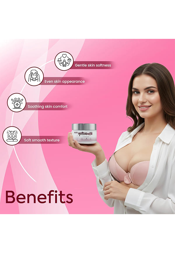 Naritva B Care Ayurvedic Cream 50 g | Enriched with Haldi, Ashwagandha & Shatavari | Helps Maintain Breast Health, Hormonal Balance & Skin Nourishment – thumbnail 3