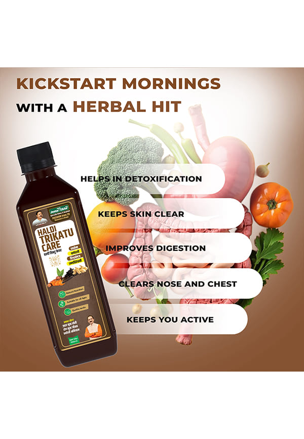 Haldi Trikatu Care Juice Ayurvedic Immunity Booster – thumbnail 3