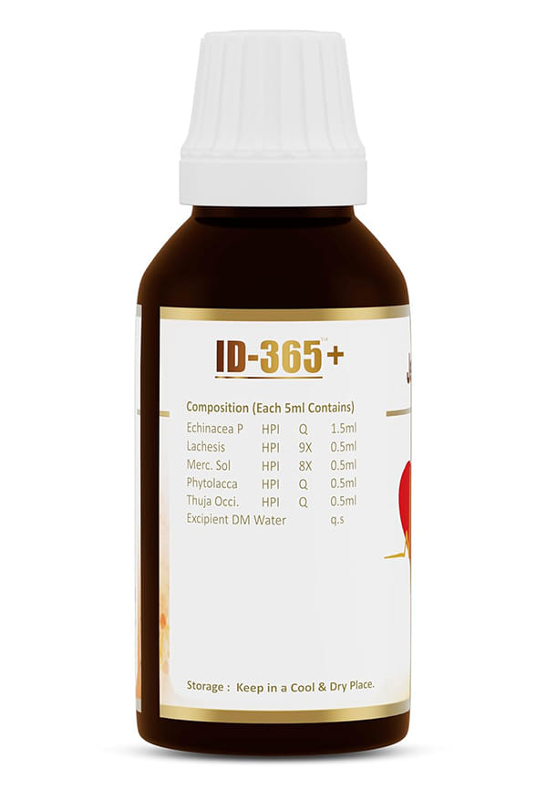ID 365 Drops | Ayurvedic Immunity Booster Drops | Naturally Blended With Ayurvedic Herbs | Effective For Adults And Children – thumbnail 2