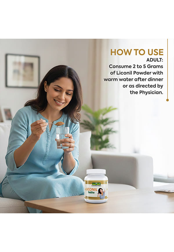 Liconil/Body Aches Powder | Herbal Pain Relief Supplement | Naturally Blended With Lal Supari, Musli Safed, And Roomi Mastghi | Ayurvedic Multivitamin For Bodyache, 60gm – thumbnail 4