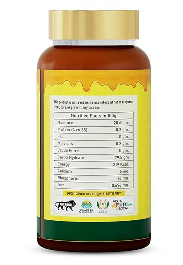 Shuddh Prakritik Shahad/Honey/shahad original/shahad 500gm, Pack of 3 – thumbnail 2