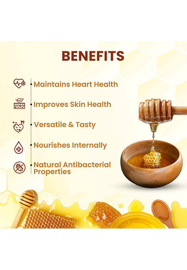 Shuddh Prakritik Shahad/Honey/shahad original/shahad 500gm, Pack of 3 – thumbnail 3