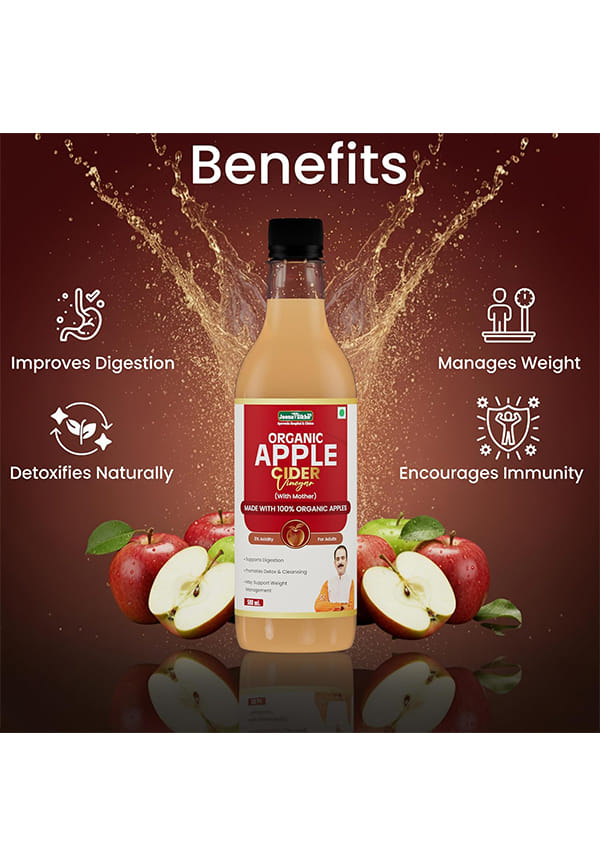 Organic Apple Cider Vinegar with Mother  – thumbnail 3