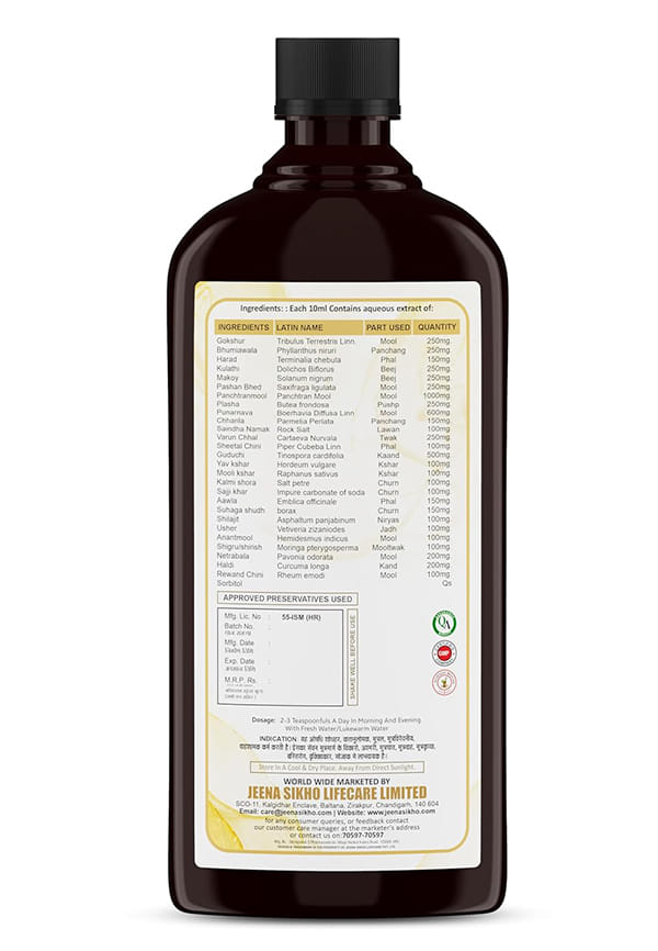 URO Cleanse Syrup | Ayurvedic Herbs for Kidneys | For Urinary Comfort & Internal Cleansing | Enriched with Gokshur, Punarnava, Varun Chhal, Guduchi & Pashan Bhed, 500 ml – thumbnail 2