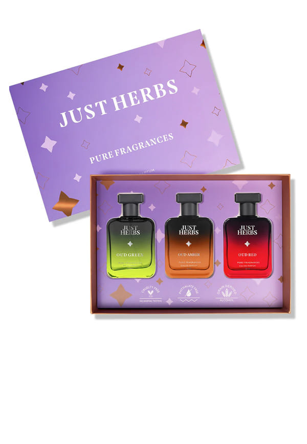 Pure Fragrances Intense Oud Trio Perfume Set