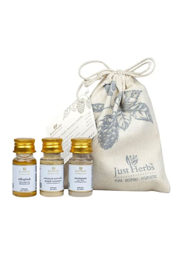 Ayurvedic Pimple Treatment Trial Kit Size Kit By Just Herbs