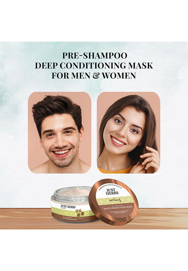 Amla + Shankhpushpi Moisturising Hair Mask | Size: 200 gm By Just