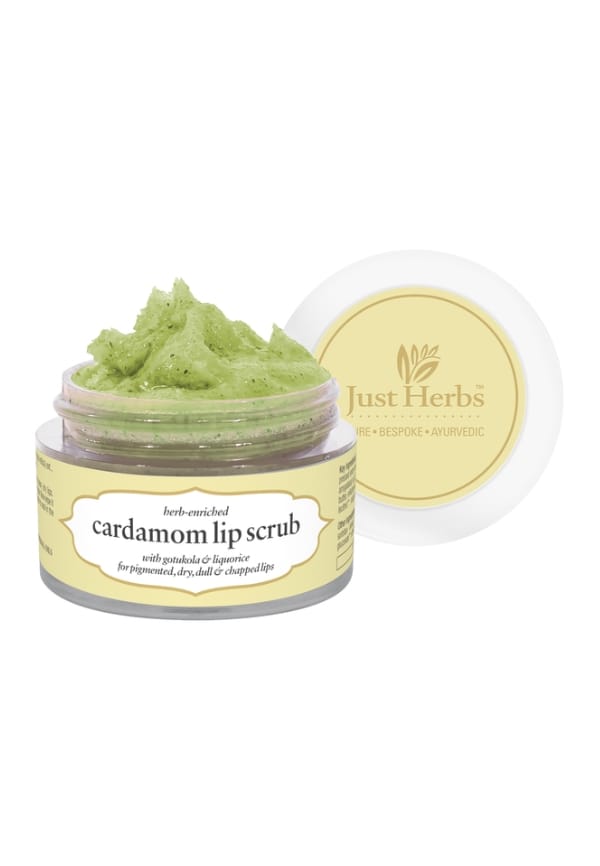 Ayurvedic & Vegan Cardamom Lip Scrub
