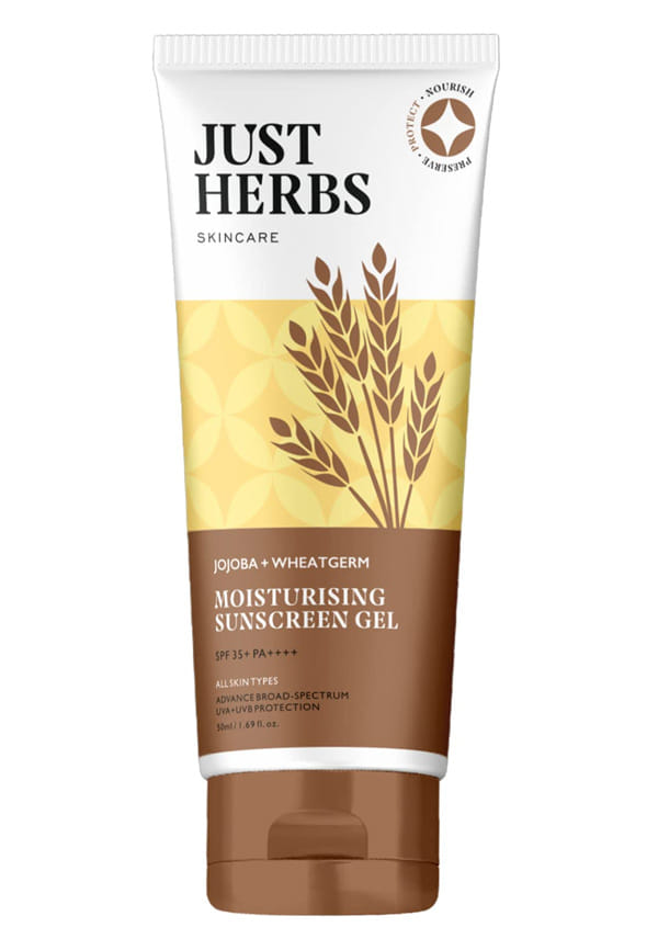 Skincare Jojoba + Wheatgerm Moisturising Sunscreen Gel SPF 35+ Pa++++