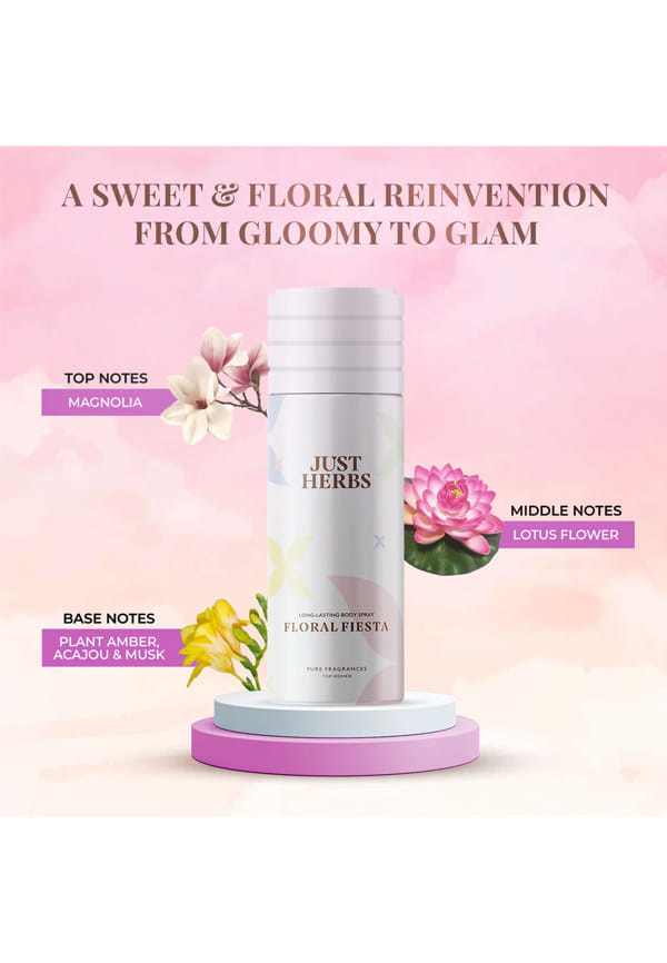 Long Lasting Body Spray Floral Fiesta Deodorant Spray – thumbnail 4