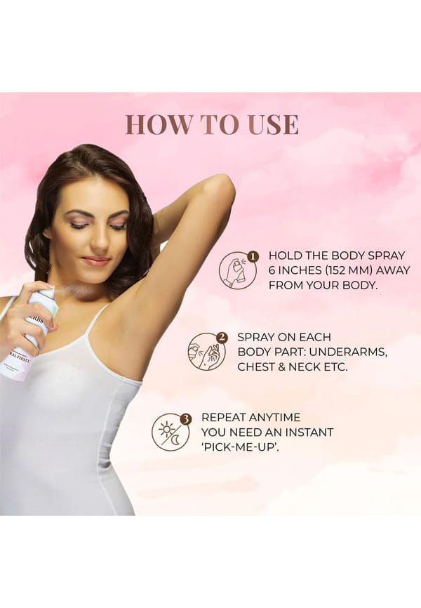 Long Lasting Body Spray Floral Fiesta Deodorant Spray – thumbnail 5