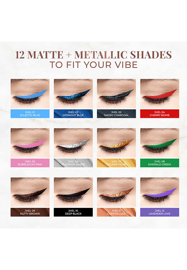 Herb-Enriched Waterproof Eyeliner Organic with Jojoba Oil & Vitamin E – thumbnail 4