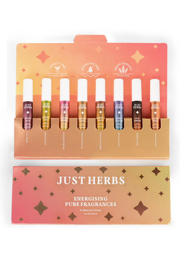 Energising Pure Fragrances Floral & Citrus Set of 8 EDP