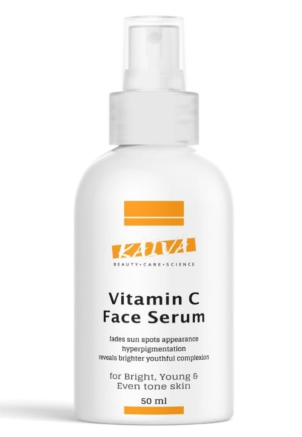 Vitamin-C Facial Serum, Hydrating & Brightening Serum for Dark Spots, Fine Lines and Wrinkles - 50 ML