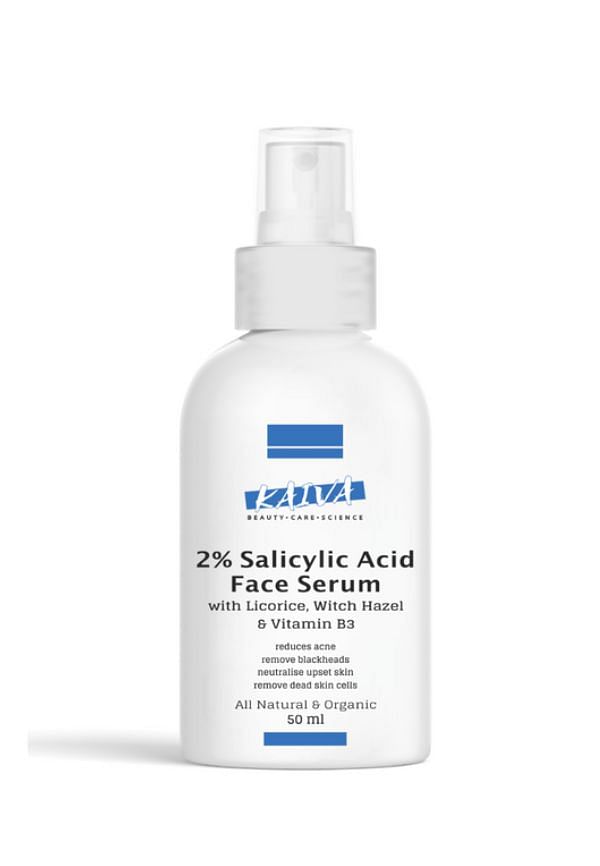2% Salicylic Acid Face Serum For Acne, Blackheads & Open Pores