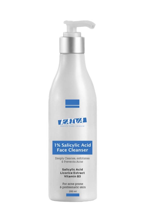 Salicylic Acid Face Wash with Glycolic Acid, Niacinamide & Licorice Extracts