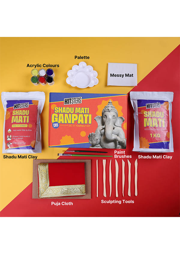 DIY Shadu Mati Ganpati Kit – thumbnail 2