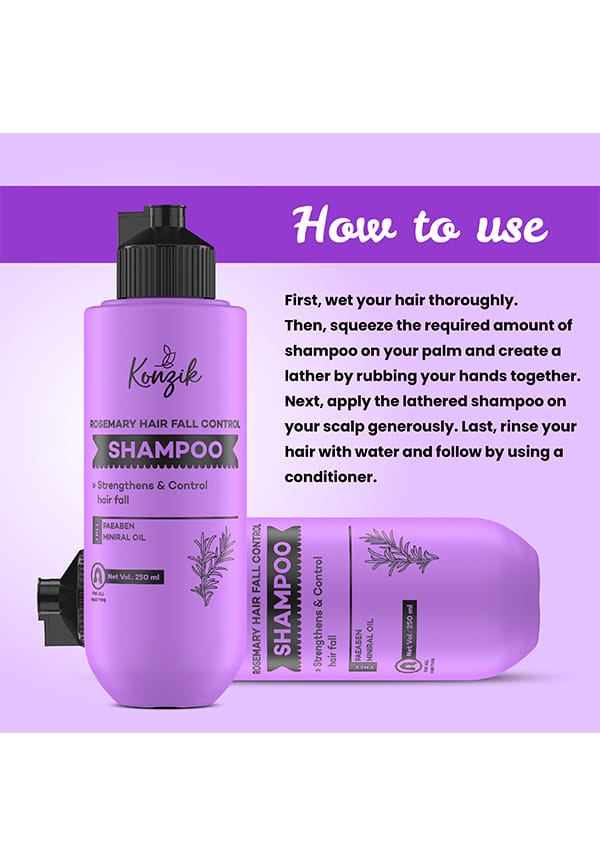 Rosemary Hair Fall Control Shampoo – thumbnail 4