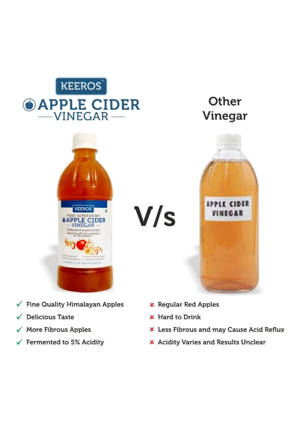 Apple Cider Vinegar with mother vinegar | Pack of 1x500ml – thumbnail 3