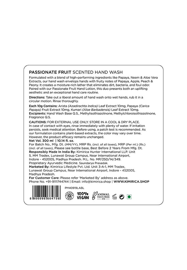 Passionate Fruit Scented Hand Wash – thumbnail 2
