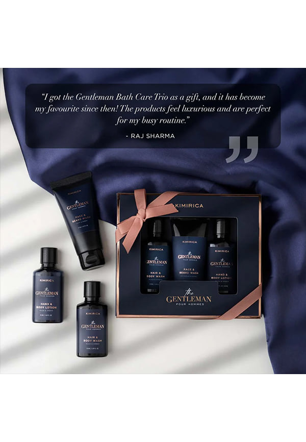 Gentleman Bath Care Trio Kit Gift Set – thumbnail 4