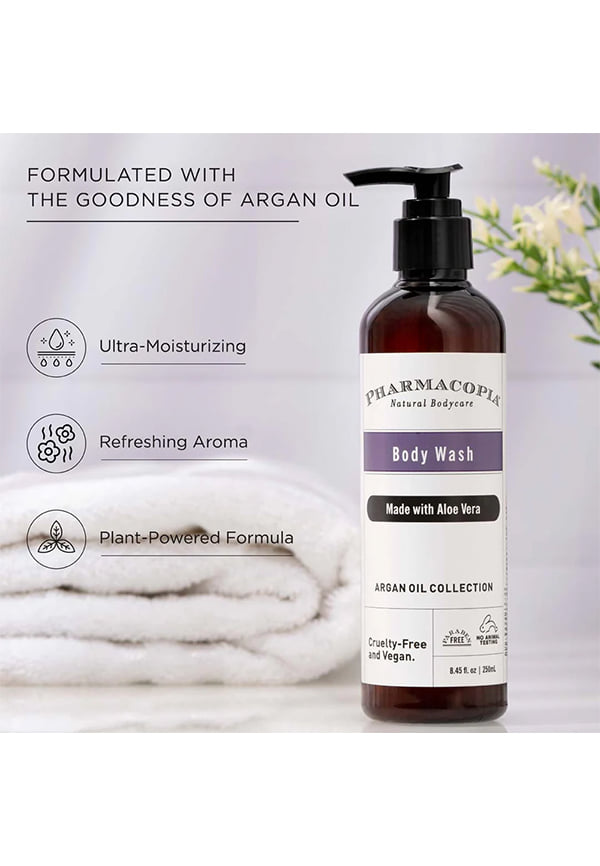 Pharmacopia Argan Oil & Aloe Vera Organic Body Wash – thumbnail 2