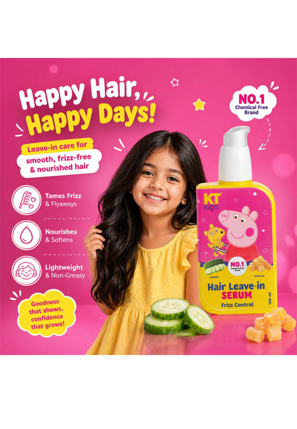 Leave-In Frizz & Detangle Control Hair Serum with Aloe & Cucumber Extract – thumbnail 3