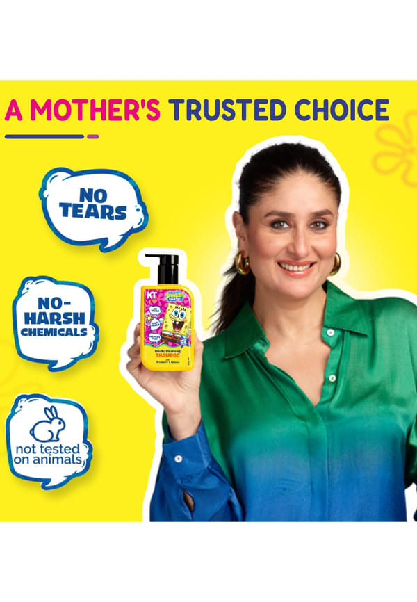 Gentle Cleansing Shampoo with Strawberry & Hibiscus for Girls 3-7 Year – thumbnail 3