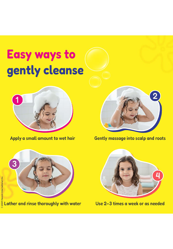 Gentle Cleansing Shampoo with Strawberry & Hibiscus for Girls 3-7 Year – thumbnail 4