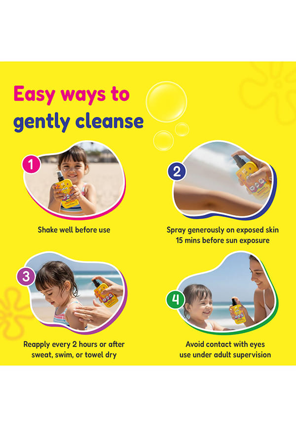 Baby Sun Protection SPF25+ Face & Body Spray with Blueberry & Cranberry Extracts – thumbnail 4