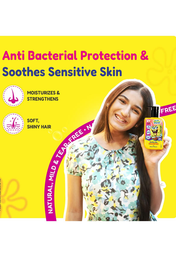 Healthy Hair Shampoo with Honey & Coconut for Girls 8-12 Year – thumbnail 3