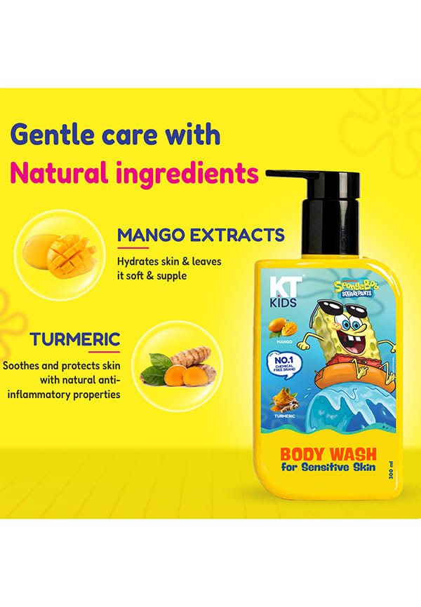 Soft Gentle Baby Wash with Mango & Turmeric Extracts – thumbnail 5