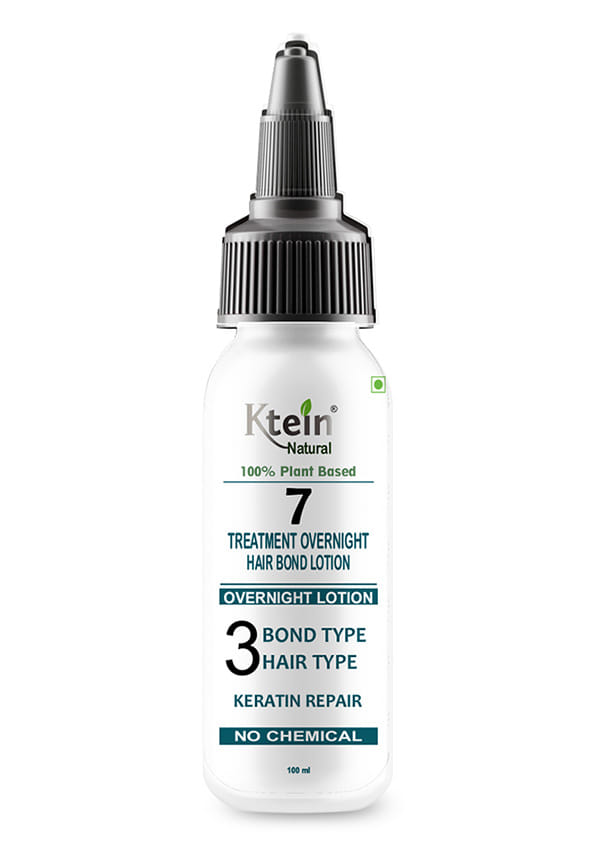 Natural Overnight Hair Bond Lotion - Triple Bond + Triple Layer Repair + Keratin