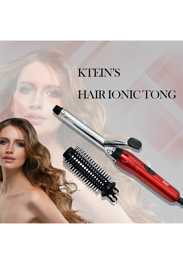 Ionic Hair Tong – Ceramic Coating Curling Iron for Smooth, Healthy Curls Hair Curler – thumbnail 4
