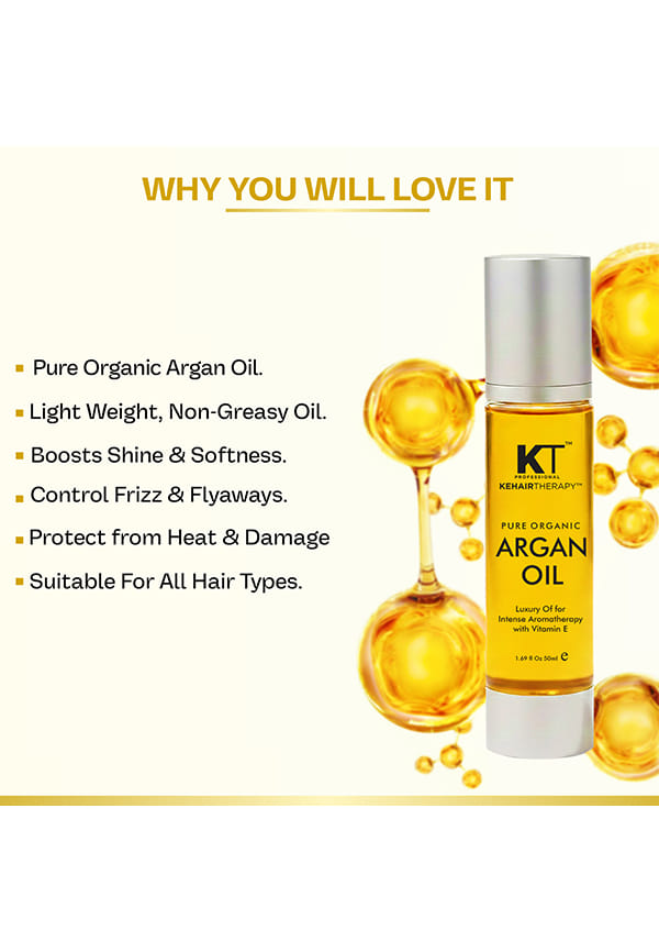Pure Argan Oil Hair Serum – thumbnail 2