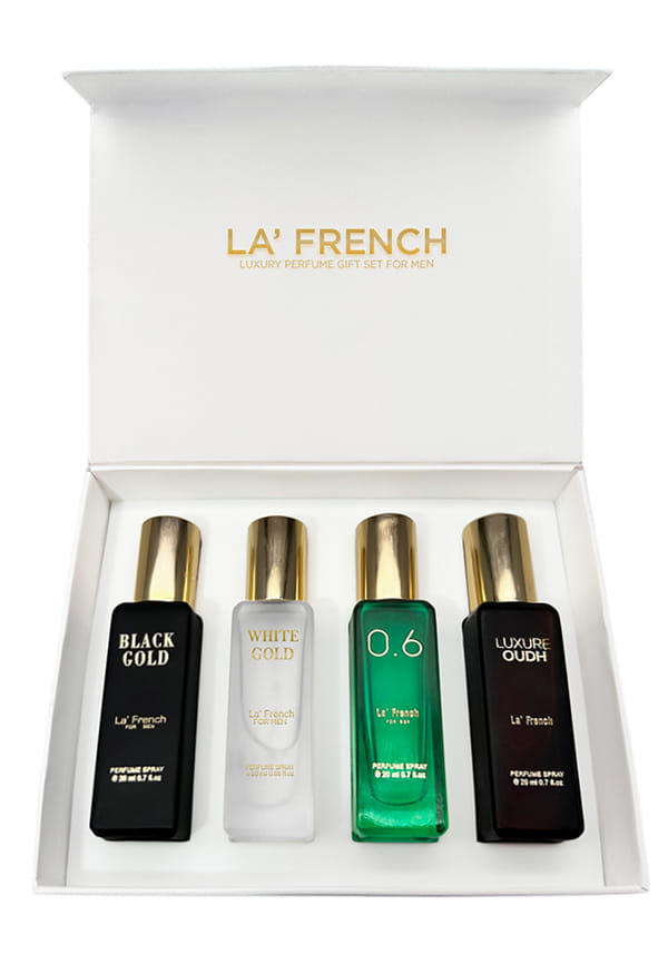 Classic Luxure Oud, White Gold, Black Gold, 0.6 Eau De Parfum Gift Classic Luxure Oud, White Gold, Black Gold, 0.6 Eau De Parfum Gift
