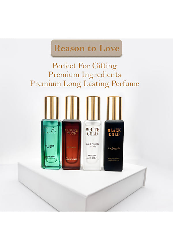Classic Luxure Oud, White Gold, Black Gold, 0.6 Eau De Parfum Gift – thumbnail 2