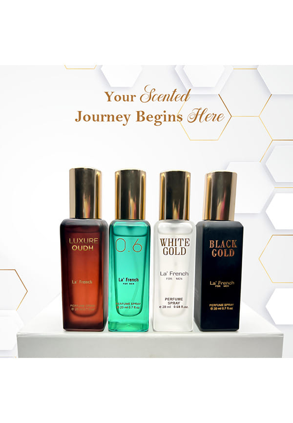 Classic Luxure Oud, White Gold, Black Gold, 0.6 Eau De Parfum Gift – thumbnail 3