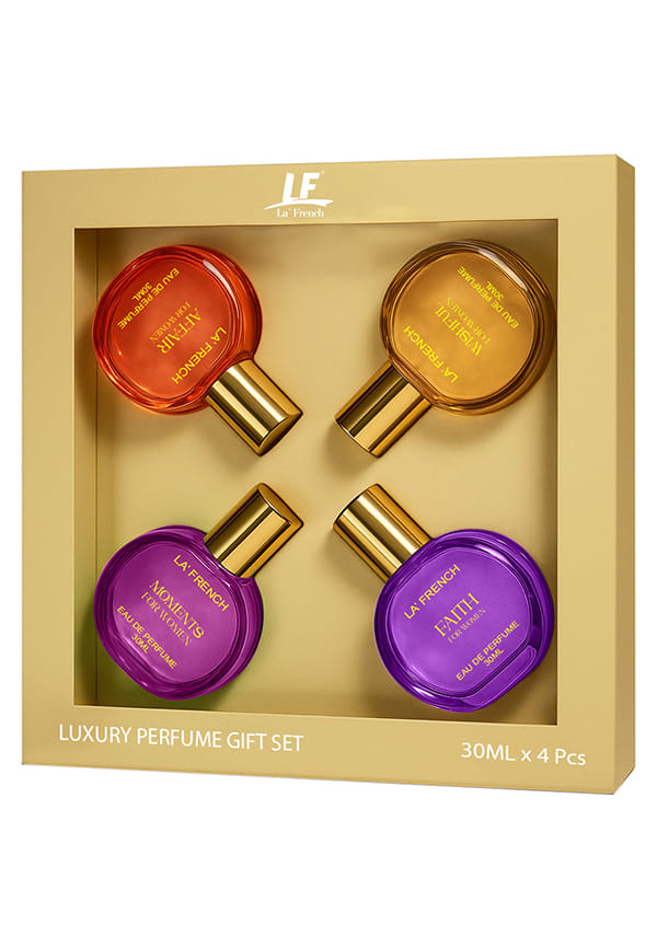 Long lasting Perfume Gift Set For Women ( Affair, Faith, Wishful, Moments)
