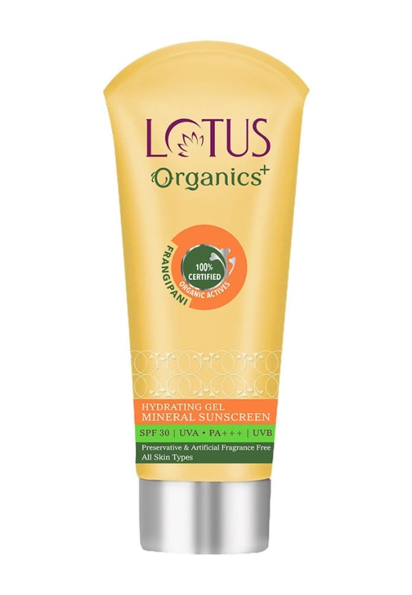 Hydrating Gel Mineral Sunscreen | No White Cast | Fast Absorbing | Certified Organic | SPF 30 | PA+++