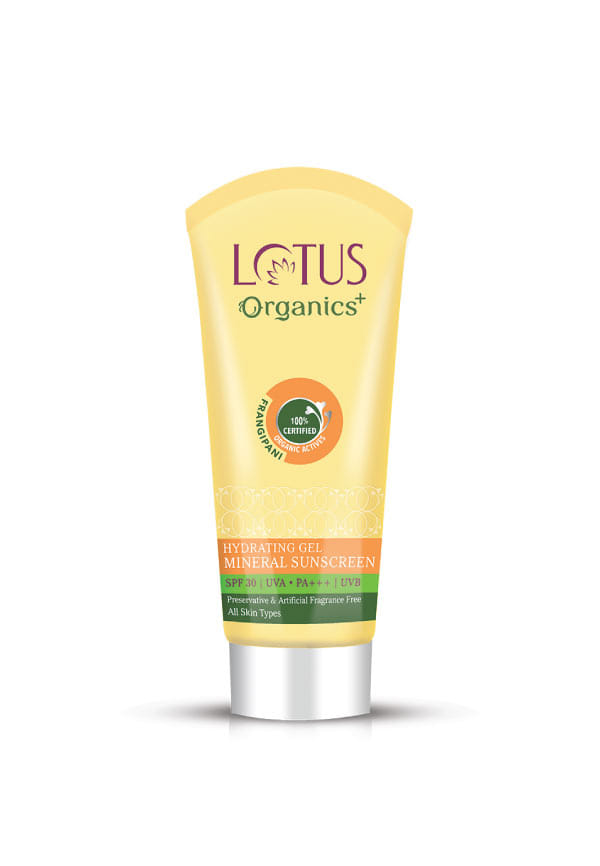 Hydrating Gel Mineral Sunscreen | No White Cast | Fast Absorbing | Certified Organic | SPF 30 | PA+++