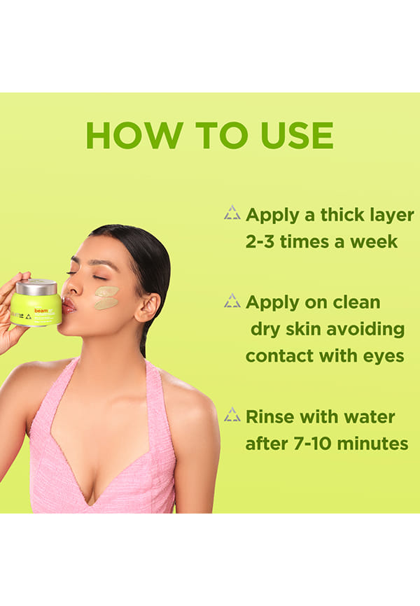 Beauty Beam Green Clay Face Mask – thumbnail 3