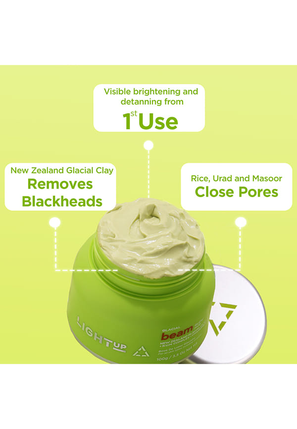 Beauty Beam Green Clay Face Mask – thumbnail 4
