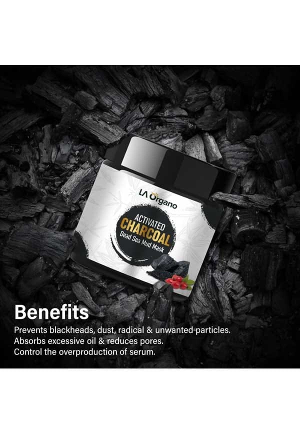 Activated Charcoal Dead Sea Mud Mask With Rosehip – thumbnail 3