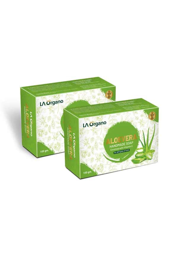 Aloe Vera Handmade Natural Bath Soap Enrich with Vitamin E