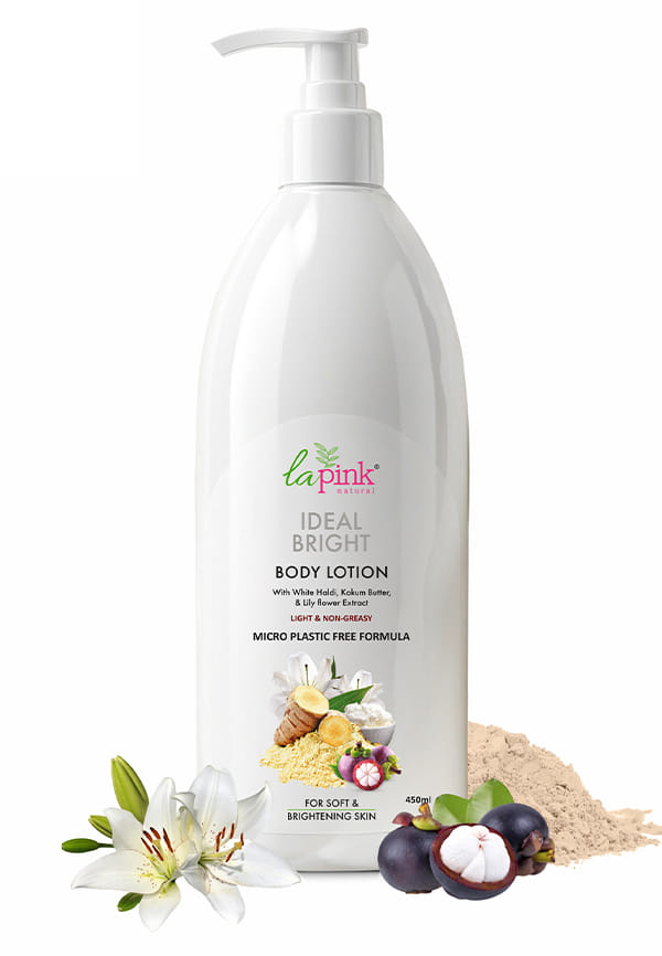 Ideal Bright Body Lotion With White Haldi & Lily Flower