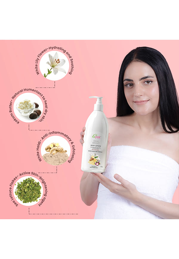 Ideal Bright Body Lotion With White Haldi & Lily Flower – thumbnail 3