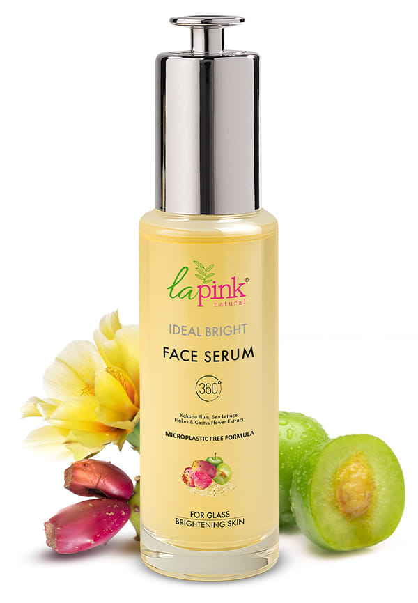 Ideal Bright Face Serum With White Haldi & Sea Lettuce Flakes