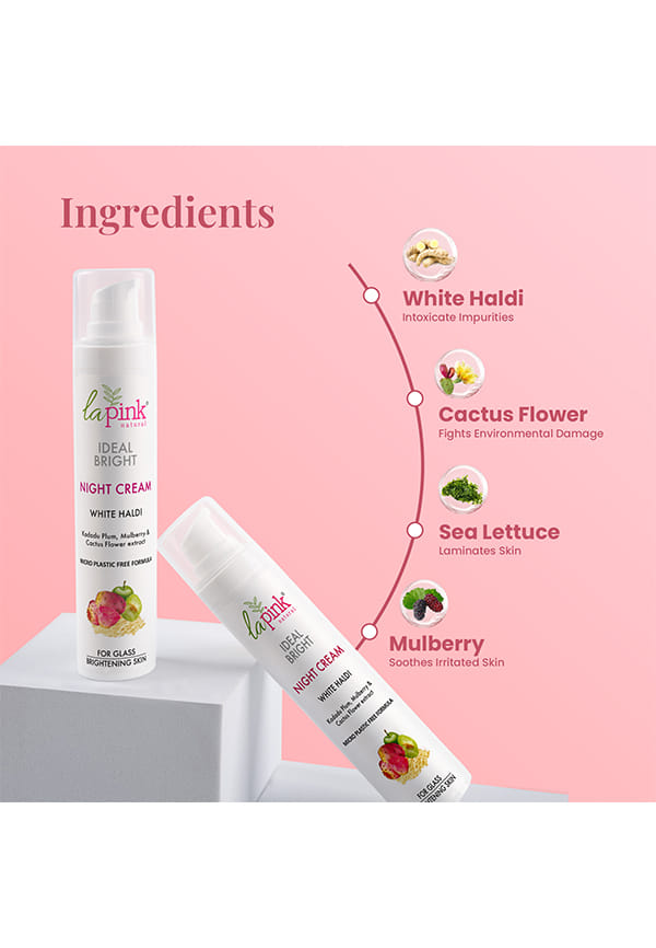 Ideal Bright Night Cream With White Haldi & Kakadu – thumbnail 5