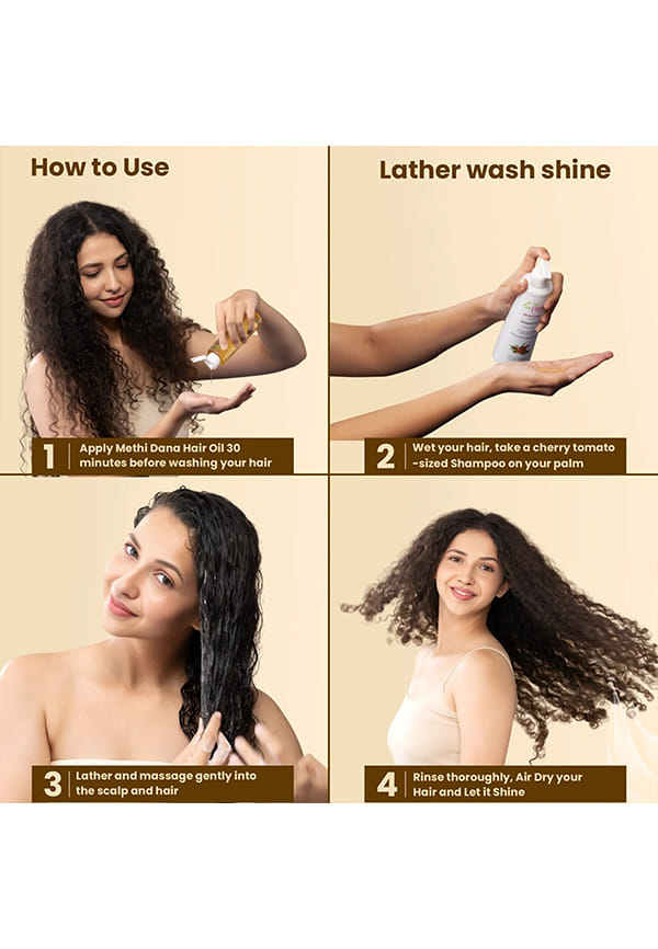 Methi Dana 8-in-1 Shampoo for Hair Fall Control – thumbnail 4